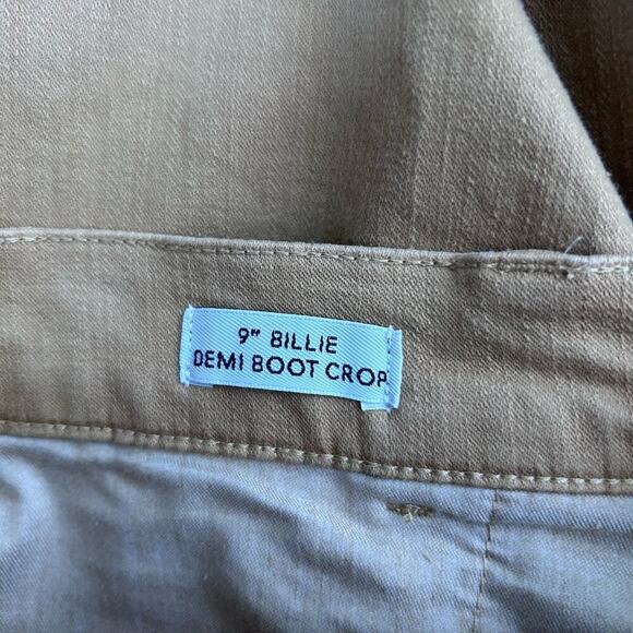 J.‎ Crew 9” Billie Demi Boot Crop Brown Women’s 32T High Rise Preppy Academia - Picture 9 of 10